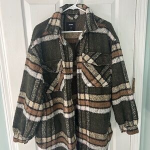 Cotton On Oversized Plaid Shacket